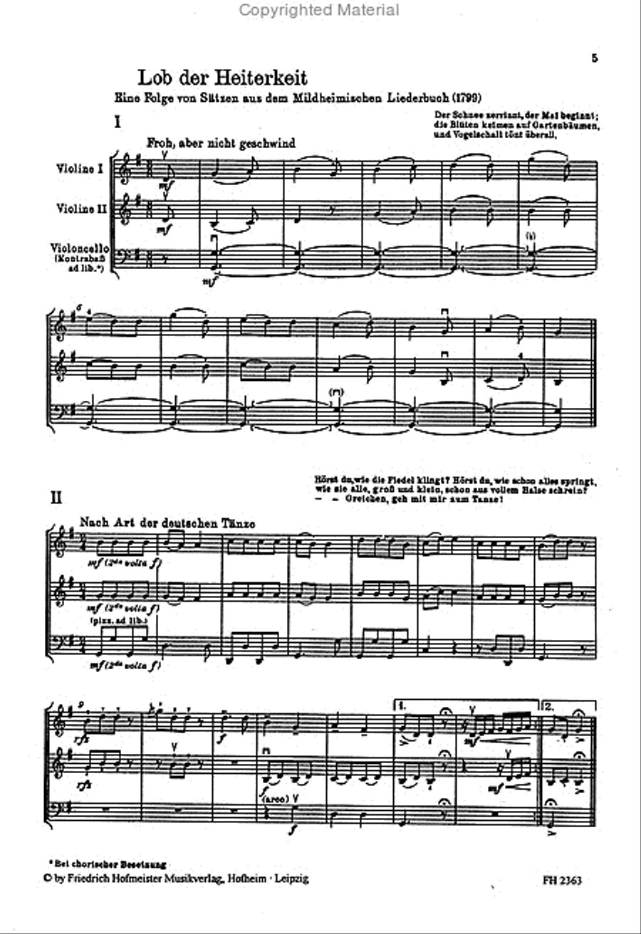 Saitenweise Klassik Cello scores gallery preview page 2