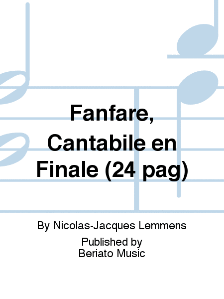 Fanfare, Cantabile en Finale (24 pag)