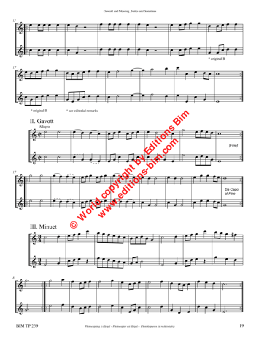 Suites and Sonatinas for Two Trumpet scores gallery preview page 4
