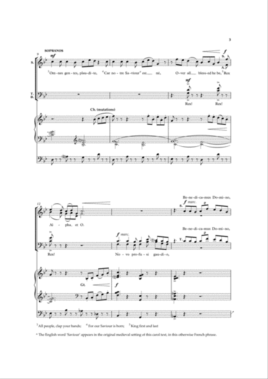 Novo profusi gaudio 4-Part scores gallery preview page 3