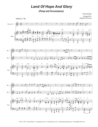Land Of Hope And Glory (Pomp and Circumstance) (French Horn Duet)