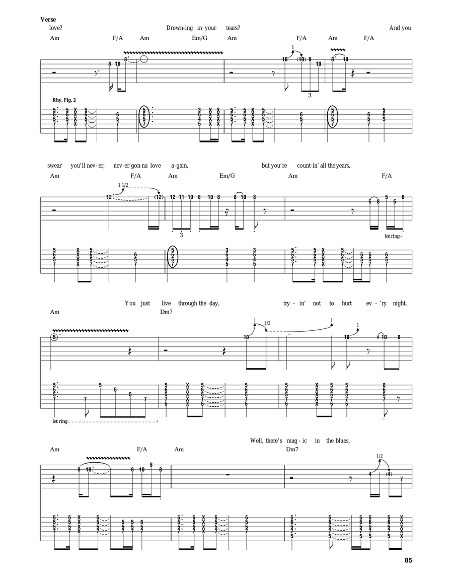 Blues Magic Blues Magic Acoustic Guitar scores gallery preview page 3