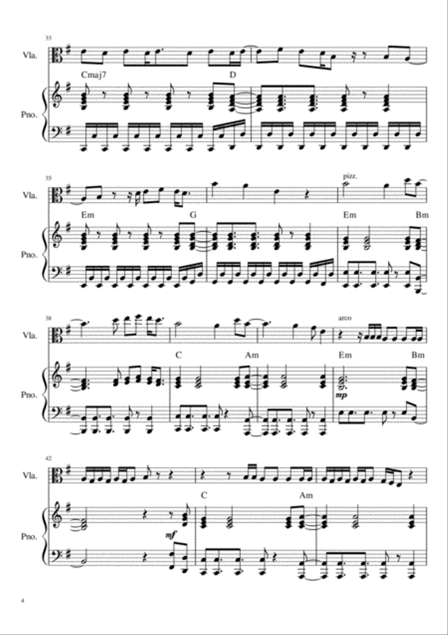 Midnight Sky Viola scores gallery preview page 4