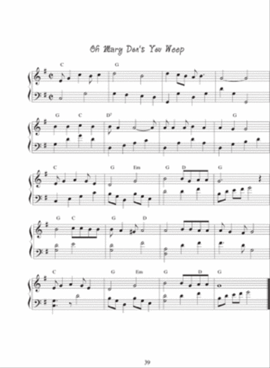 Hymns & Sacred Songs for Celtic Harp Pedal Harp scores gallery preview page 4