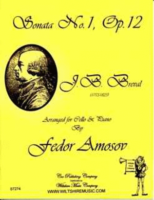 Book cover for Sonata No.1, Op.12 (Fedor Amosov)