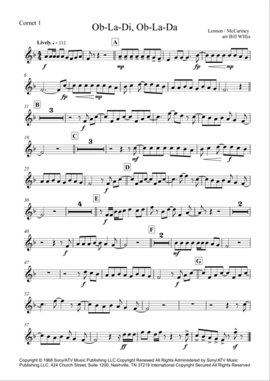 Ob-la-di, Ob-la-da Ob-la-di, Ob-la-da School and Community scores gallery preview page 4