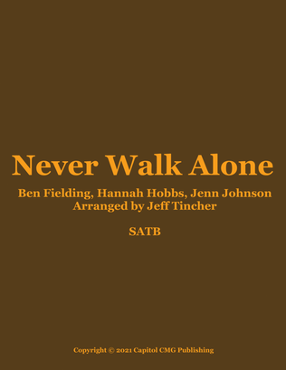 Book cover for Never Walk Alone