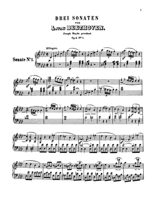 Book cover for Beethoven: Sonatas (Urtext), Volume IA