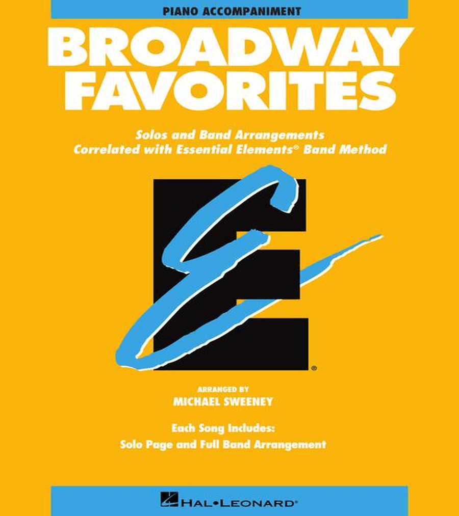 Broadway Favorites - Piano Accompaniment Concert Band Methods scores gallery preview page 2