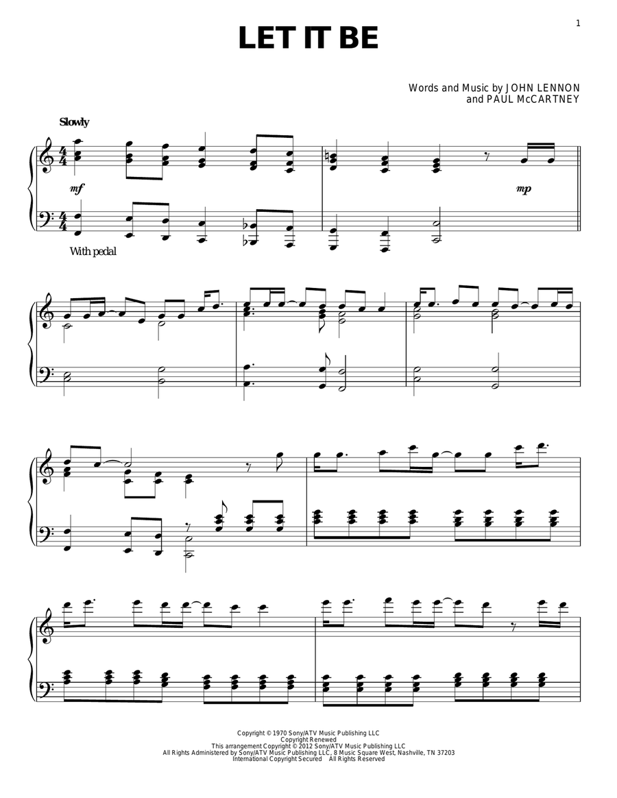 Let it be on sale beatles piano
