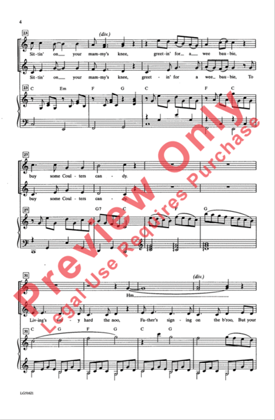 Coulters Candy 2-Part scores gallery preview page 4
