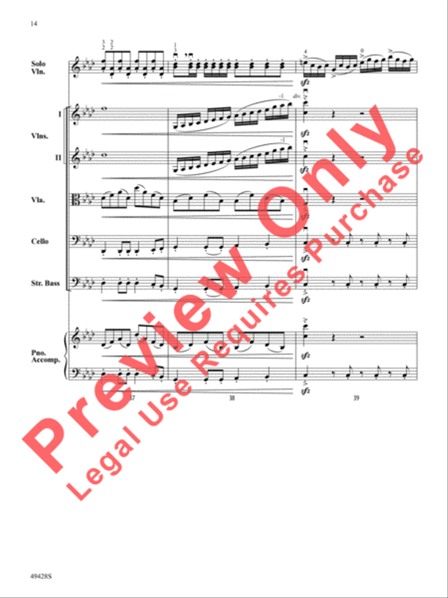 Vivaldi Rocks String Orchestra scores gallery preview page 15