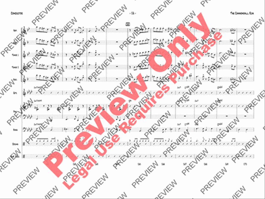 The Cannonball Run The Cannonball Run Jazz Ensemble scores gallery preview page 31