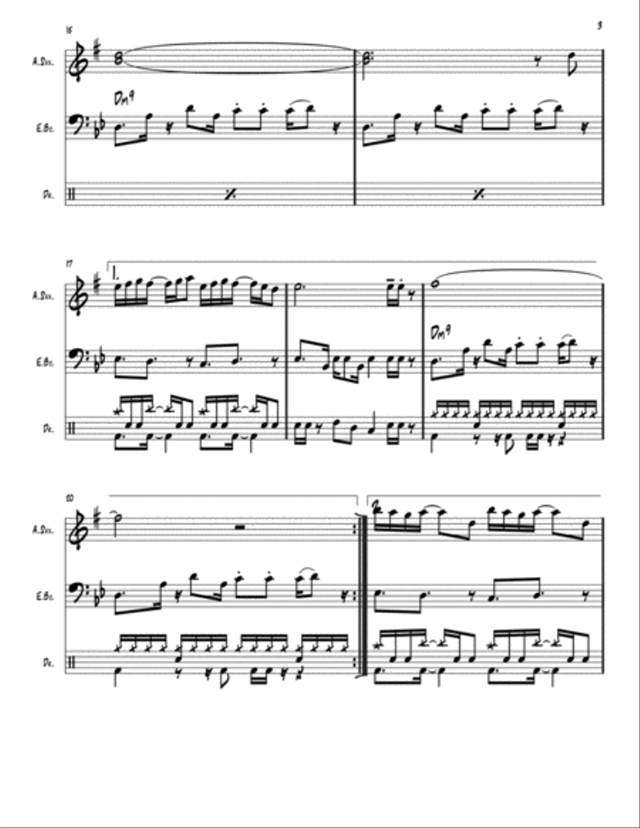 Breeze Breeze Alto Saxophone scores gallery preview page 3