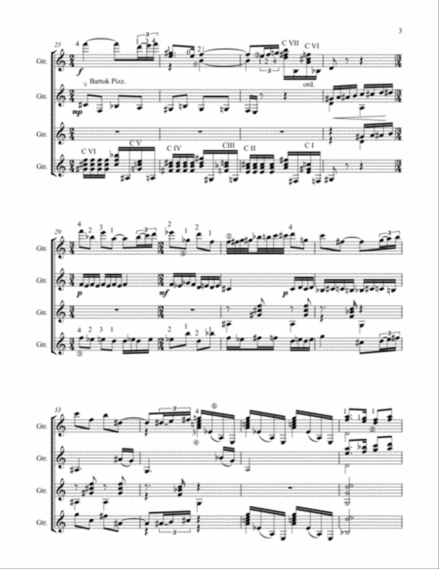 A Feast For Tantalus Small Ensemble scores gallery preview page 6