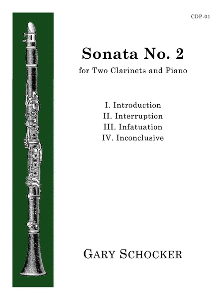 Sonata No. 2 for Two Clarinets and Piano image number null