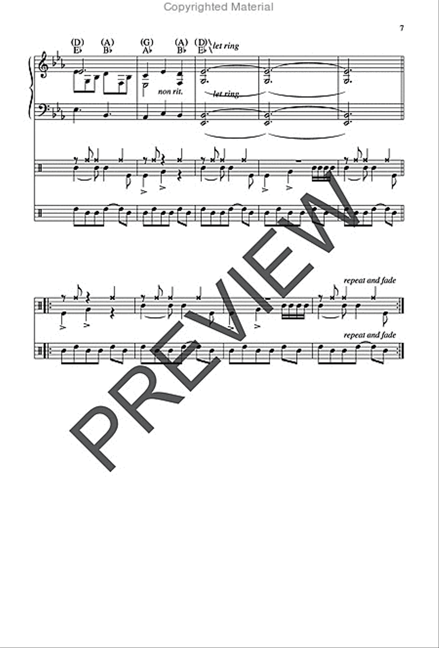 Send Down the Fire 4-Part scores gallery preview page 7