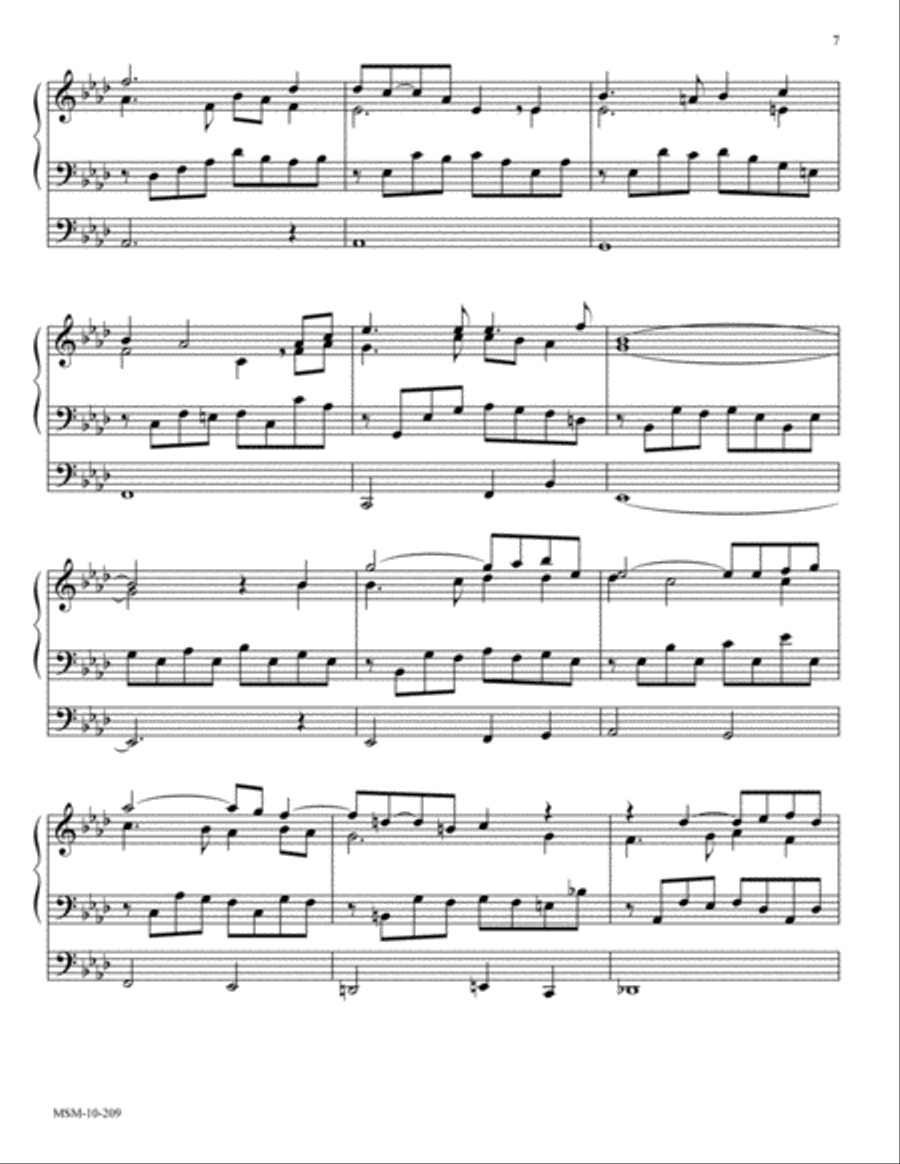 Three Epiphany Preludes, Set 2 Organ scores gallery preview page 3