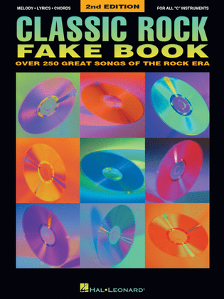 Book cover for Classic Rock Fake Book - 2nd Edition