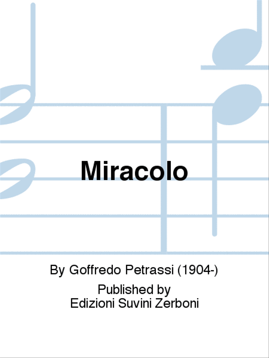Miracolo Miracolo Baritone Horn scores gallery preview page 1