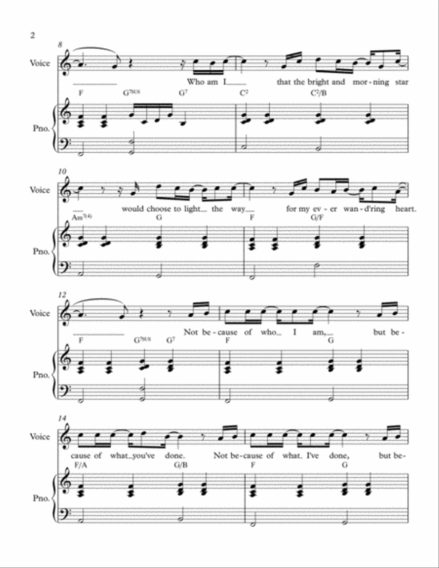 Who Am I Small Ensemble scores gallery preview page 2