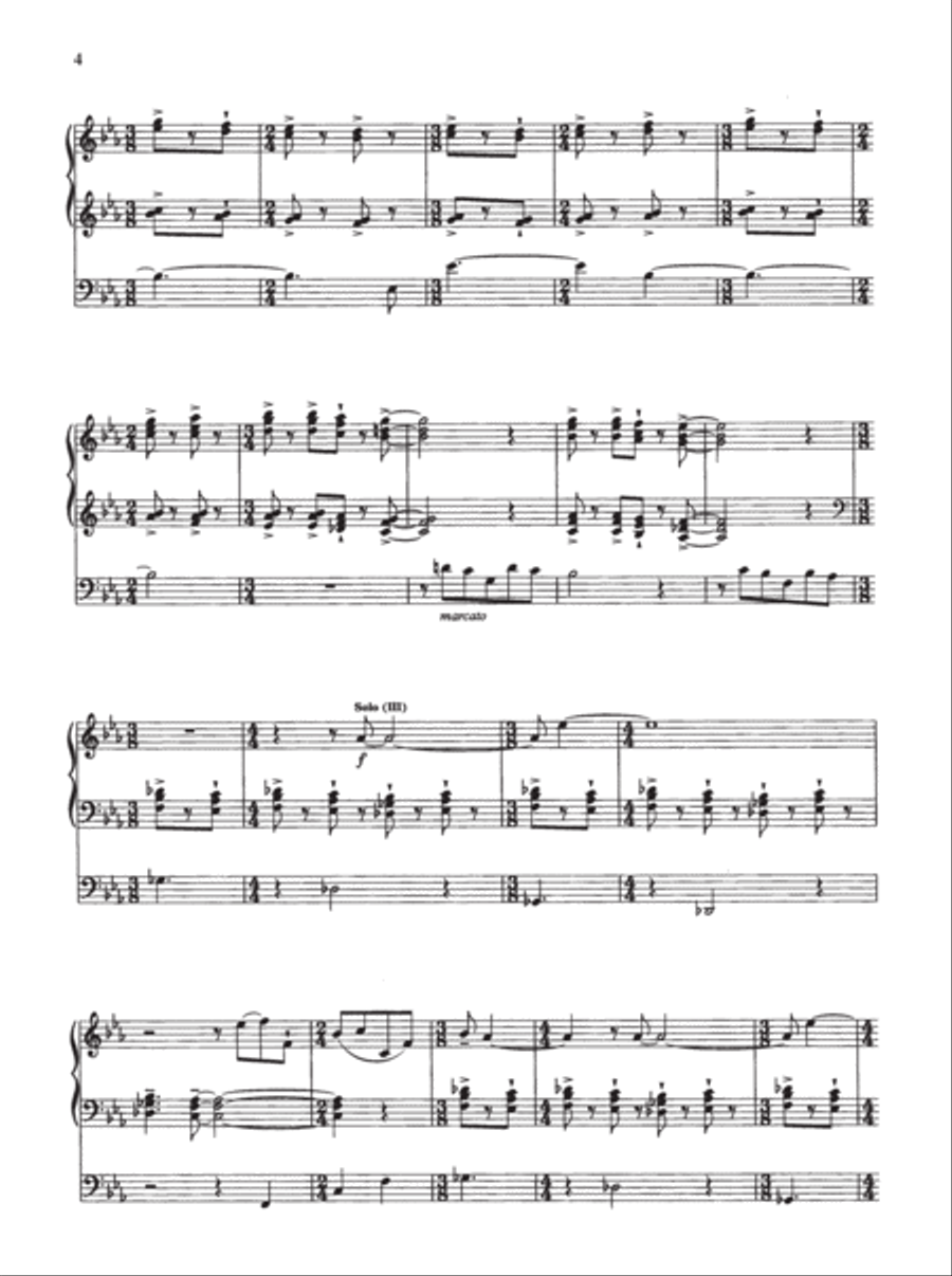 Sun Dance Organ Solo scores gallery preview page 3