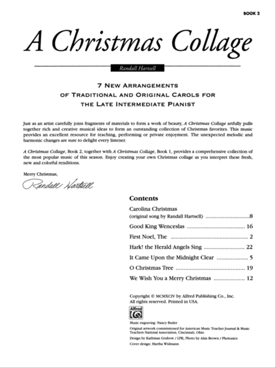 A Christmas Collage, Book 2 Piano Solo scores gallery preview page 2