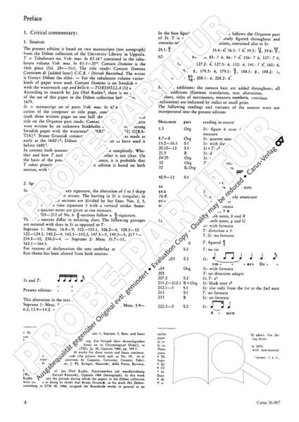 Cantate Domino (Singet dem Herrn) by Dietrich Buxtehude Choir - Sheet Music