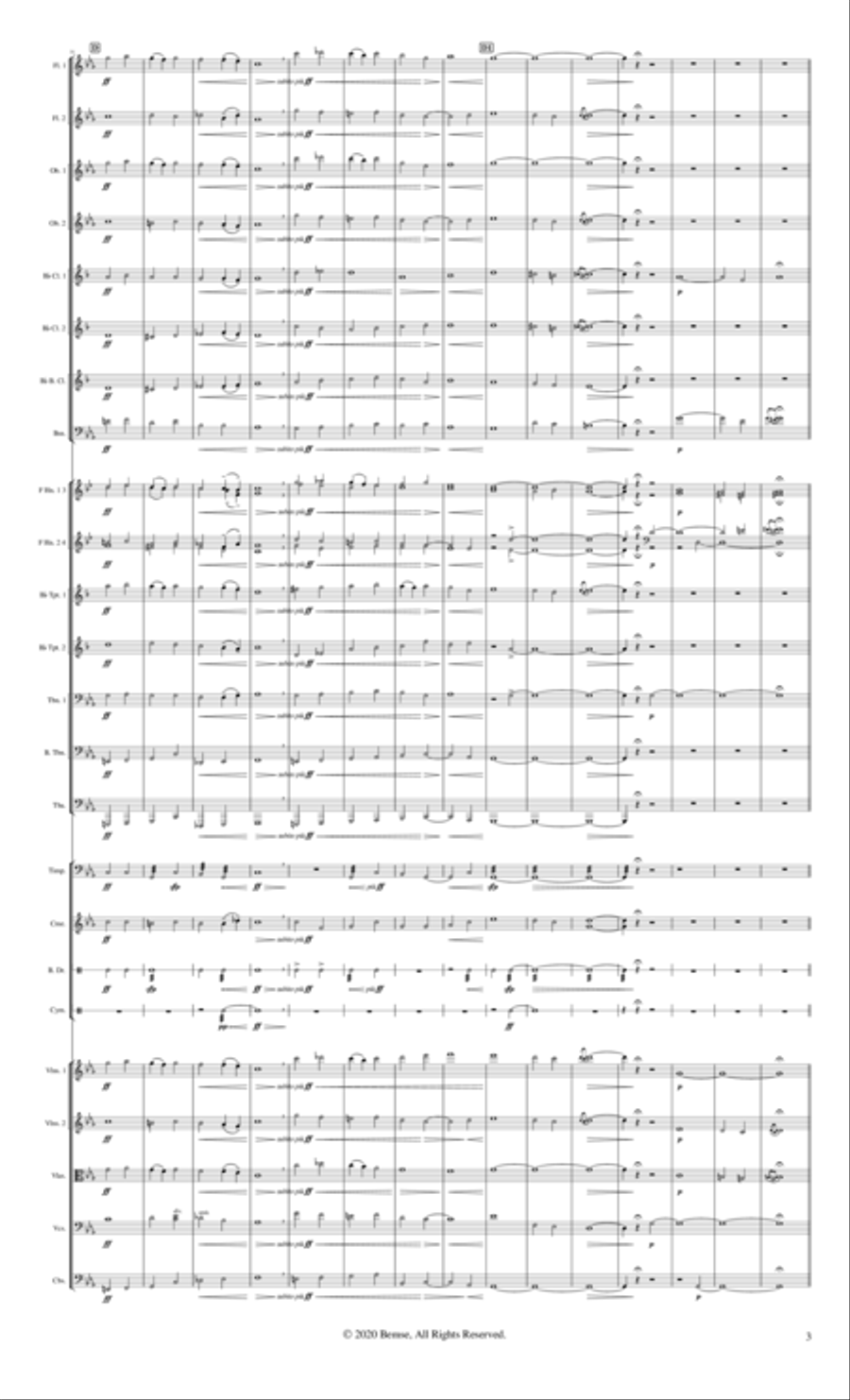 Suite Gothique: Chorale & Toccata (Score Only) Full Orchestra scores gallery preview page 5