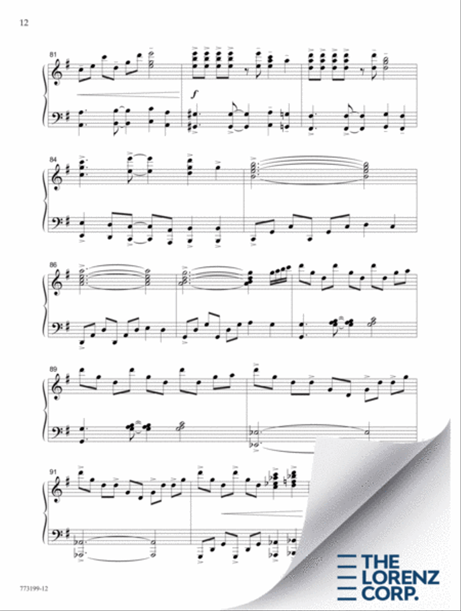 I Come To Thee Piano Solo scores gallery preview page 13
