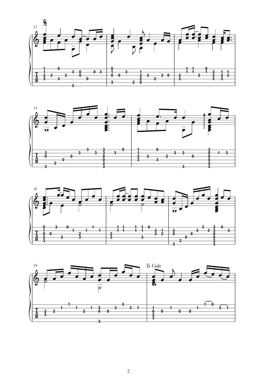 In This Life Guitar Tablature scores gallery preview page 3