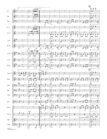 Jingle Jangle Bells (Jolly Old St. Nicholas/Jingle Bells) - Conductor Score (Full Score)