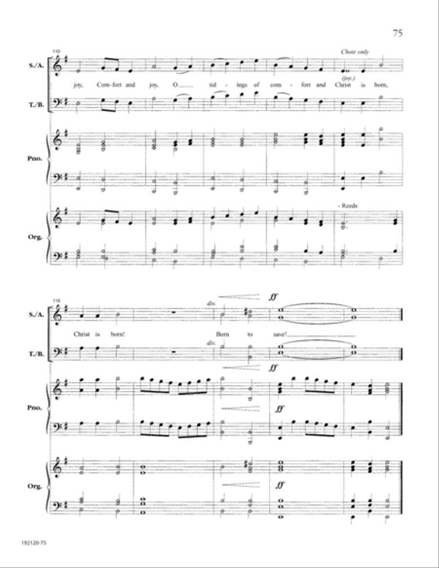 Let the People Sing at Christmas 4-Part scores gallery preview page 79