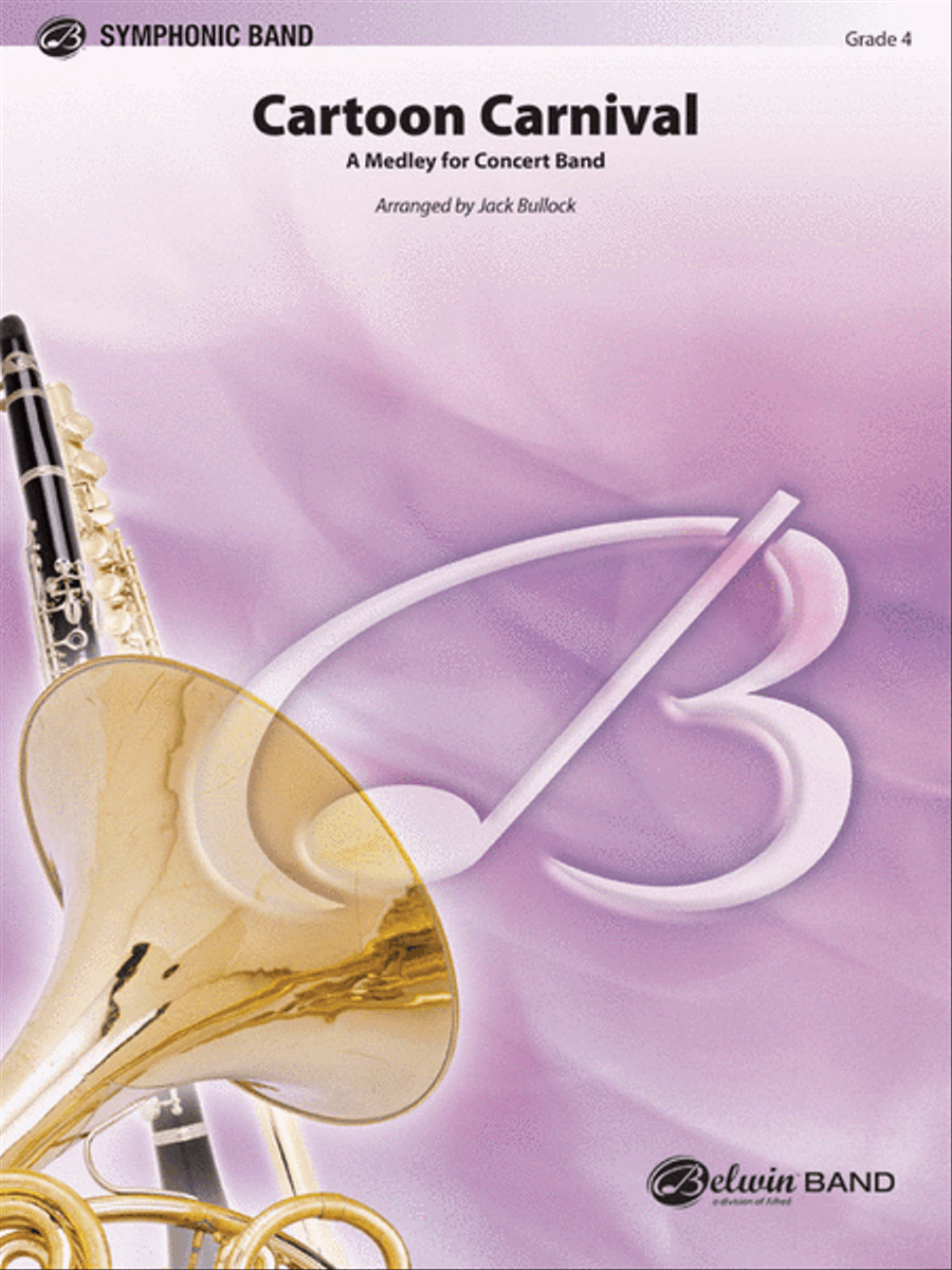 Cartoon Carnival Concert Band scores gallery preview page 1