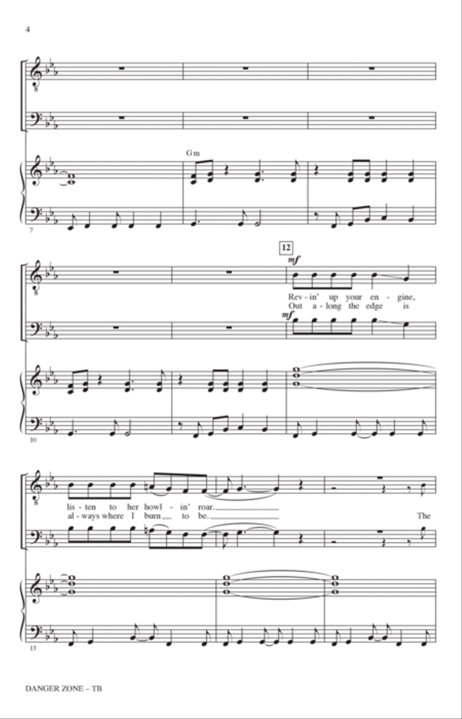 Danger Zone (from Top Gun) (arr. Roger Emerson) TB scores gallery preview page 2