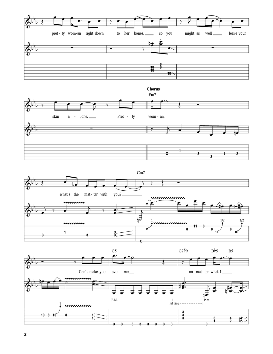 Oh Pretty Woman Oh Pretty Woman Acoustic Guitar scores gallery preview page 2