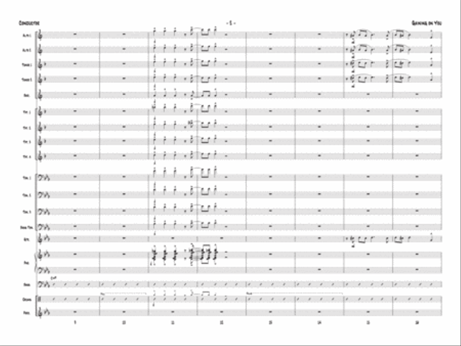 Gaining On You Gaining On You Jazz Ensemble scores gallery preview page 3