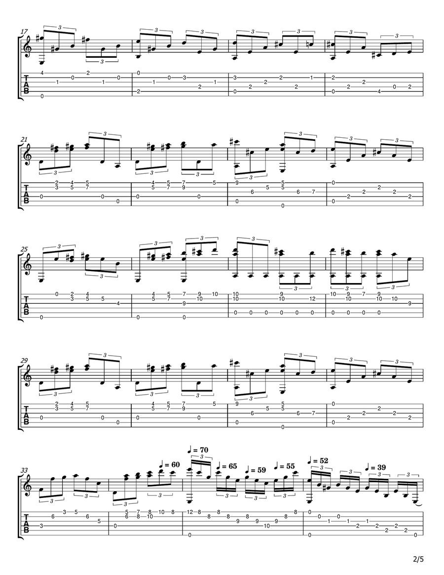 Song for Anna A Cappella scores gallery preview page 2
