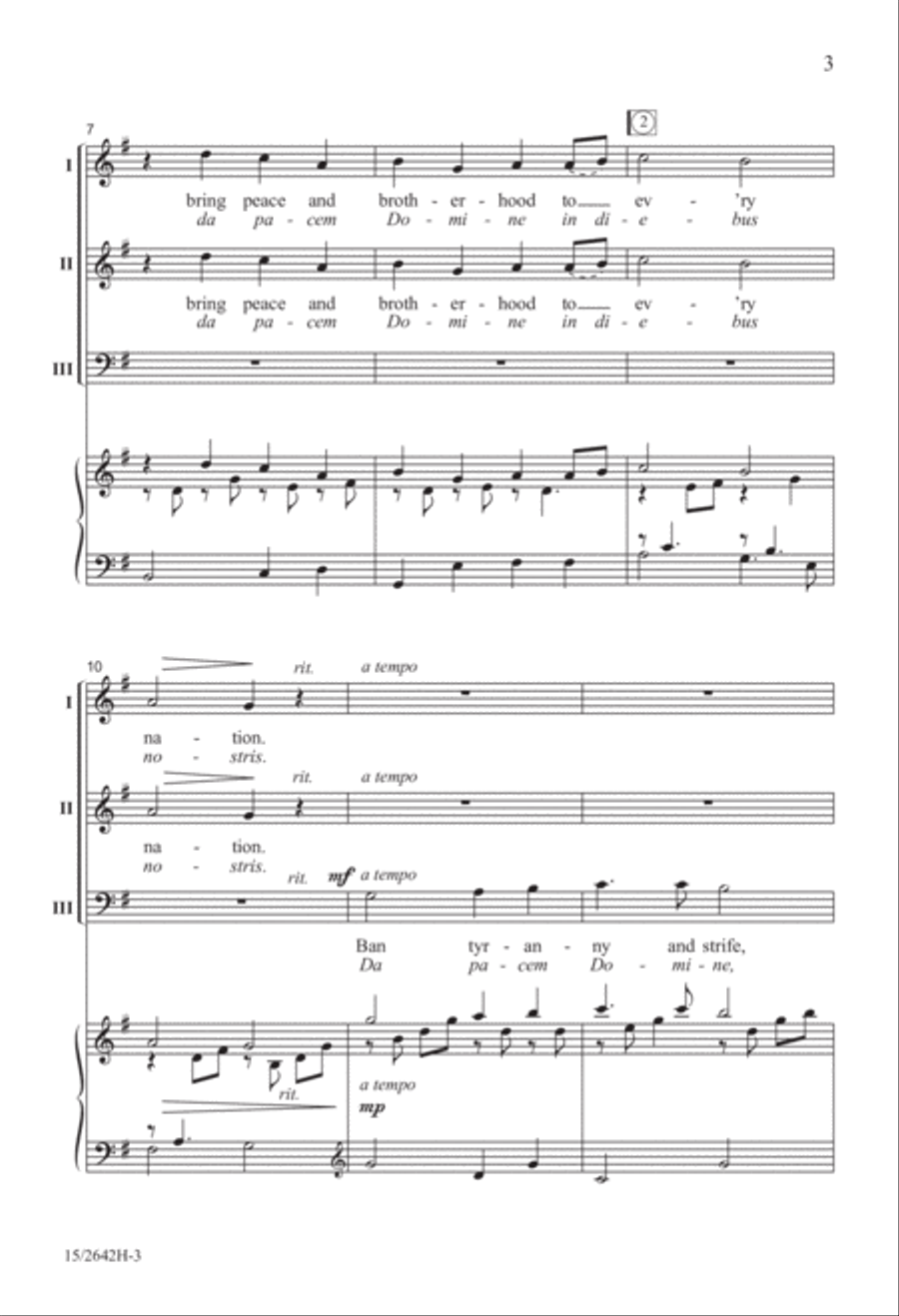 Bring Us Peace Bring Us Peace 3-Part scores gallery preview page 4