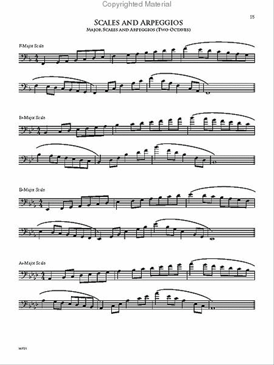 Protocol: a Guide to the Collegiate Audition Process for Trombone Euphonium scores gallery preview page 2