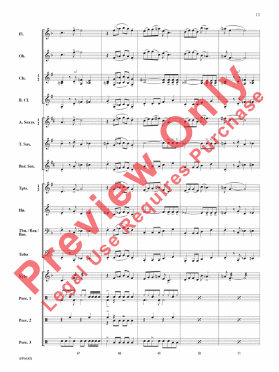 Funky Penguins Funky Penguins Concert Band scores gallery preview page 14
