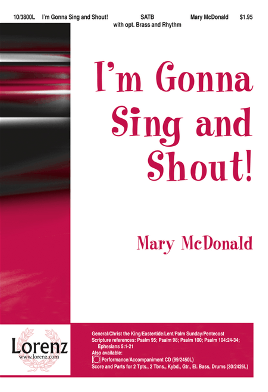 I'm Gonna Sing and Shout! 4-Part scores gallery preview page 1