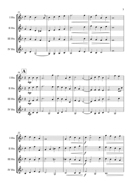Brassed Off "Danny Boy (Londonderry Air)" Horn Quartet arr. Adrian Wagner image number null