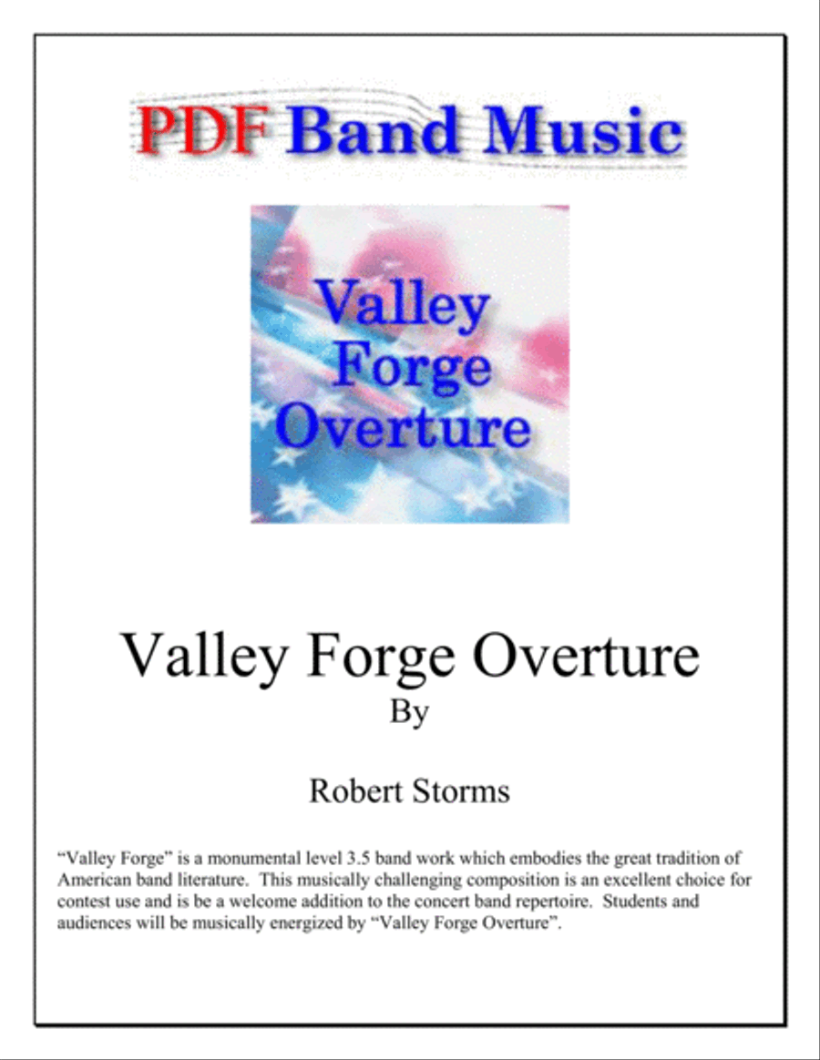 Valley Forge Concert Band scores gallery preview page 2