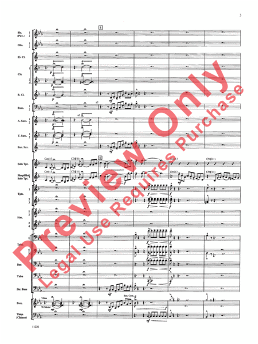 American Jazz Suite American Jazz Suite Concert Band scores gallery preview page 4