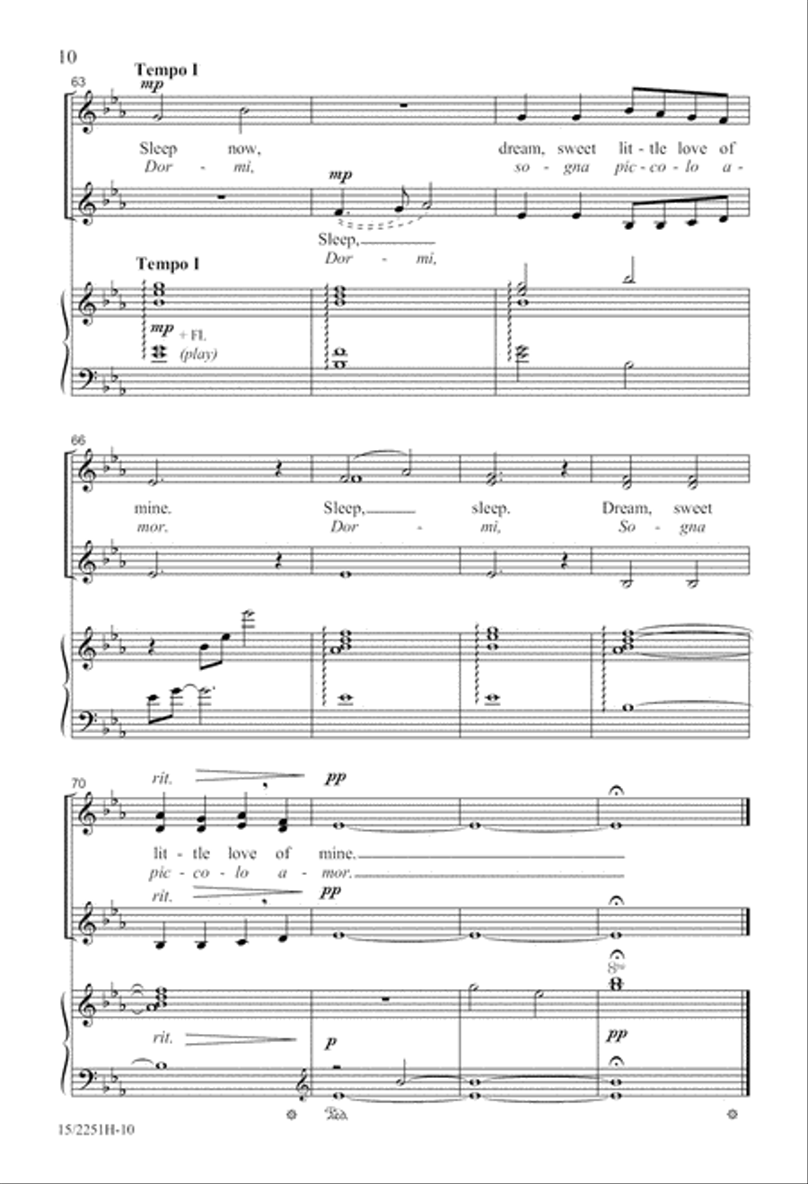 Mille Cherubini in Coro Mille Cherubini in Coro SSA scores gallery preview page 11