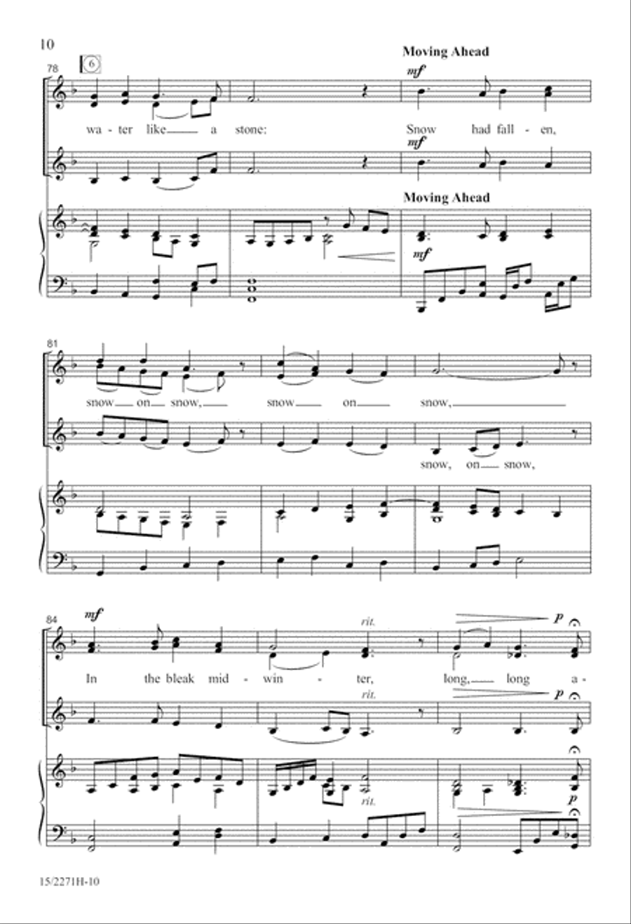 Here We Come A-Caroling! SSA scores gallery preview page 11
