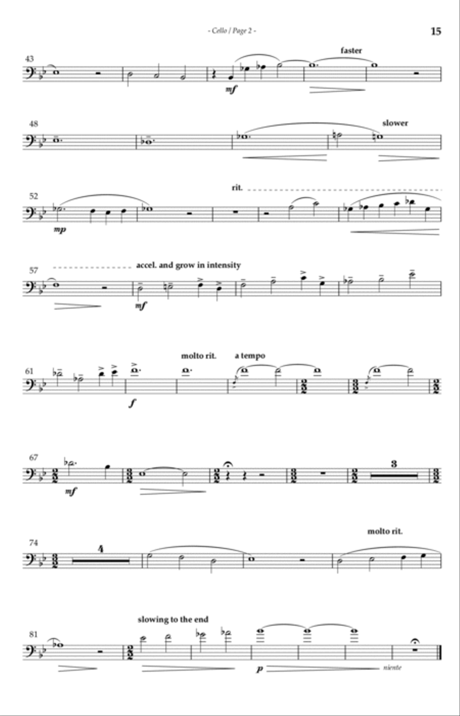 The Woods (Stopping By Woods On A Snowy Evening) 4-Part scores gallery preview page 12