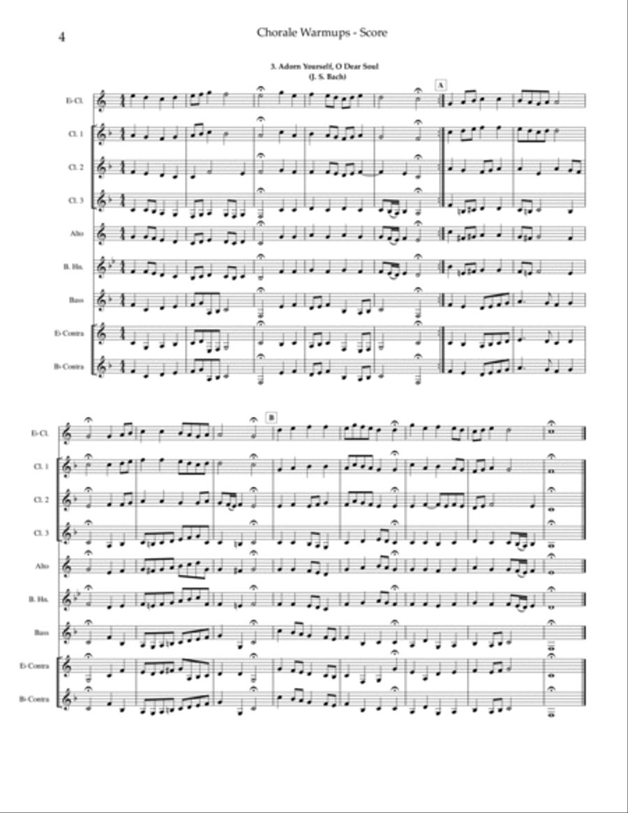 Chorale Warmups Woodwind Ensemble scores gallery preview page 5