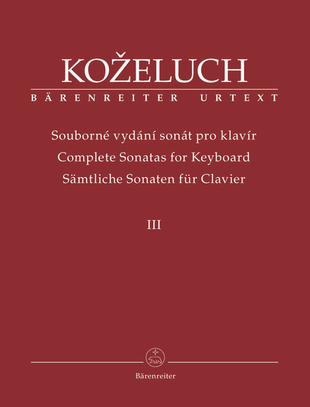 Samtliche Sonaten fur Clavier III